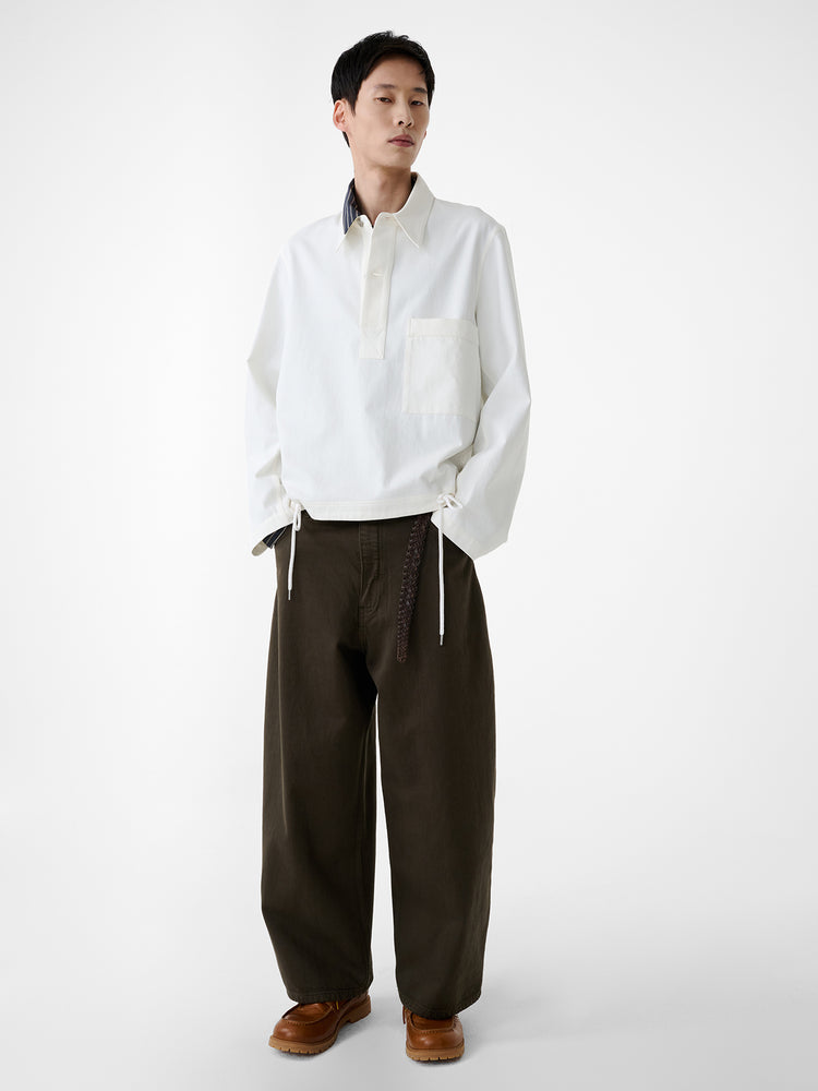 PAOLO DENIM PANT IN PEAT