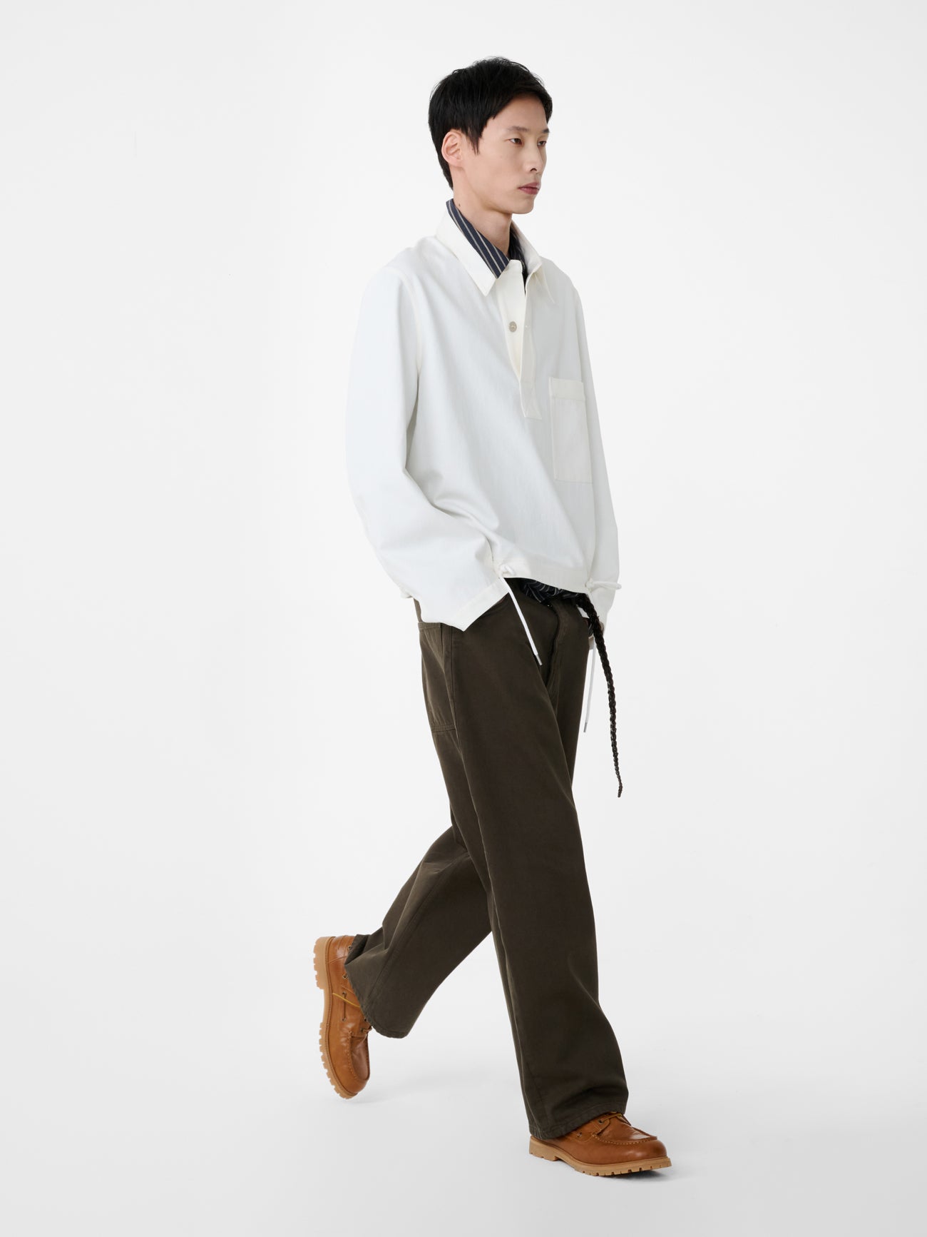 PAOLO DENIM PANT IN PEAT