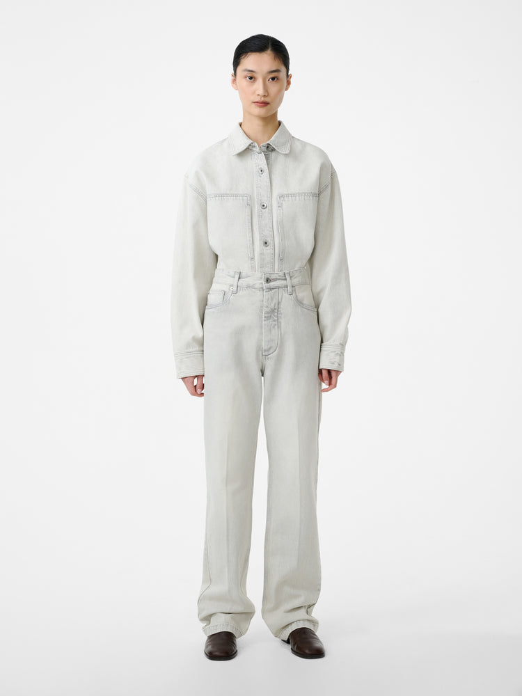 PASO DENIM SHIRT IN PUMICE