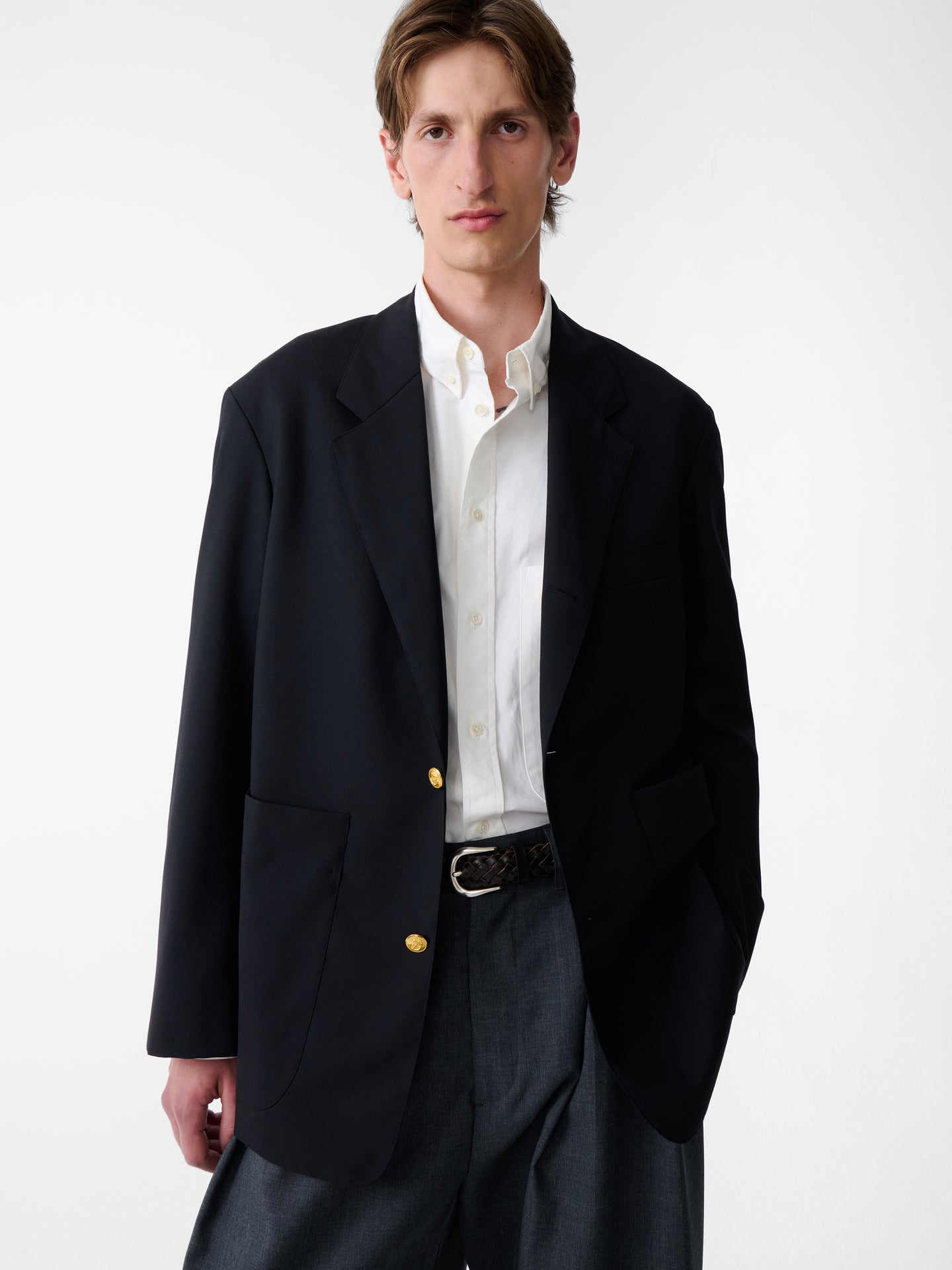 SN X BEAMS PLUS PAUL BLAZER IN DARKEST NAVY