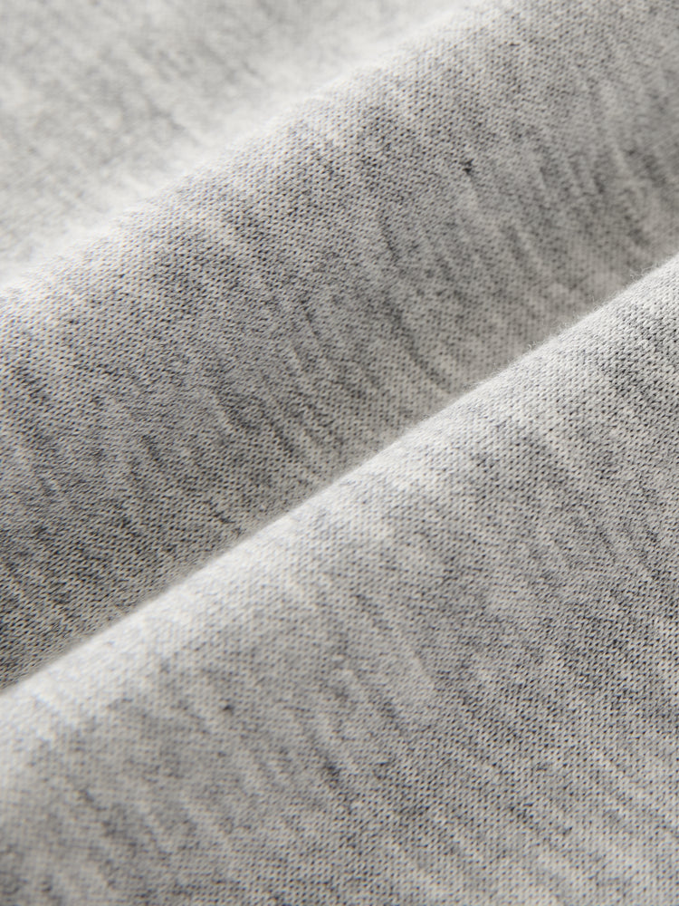 PIU LOGO T-SHIRT IN GREY MARL