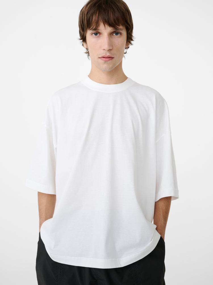 PIU LOGO T-SHIRT IN OFF WHITE