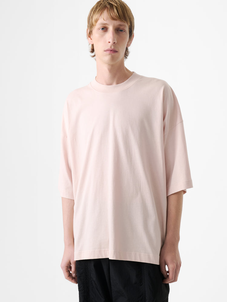 PIU LOGO T-SHIRT IN  PETAL