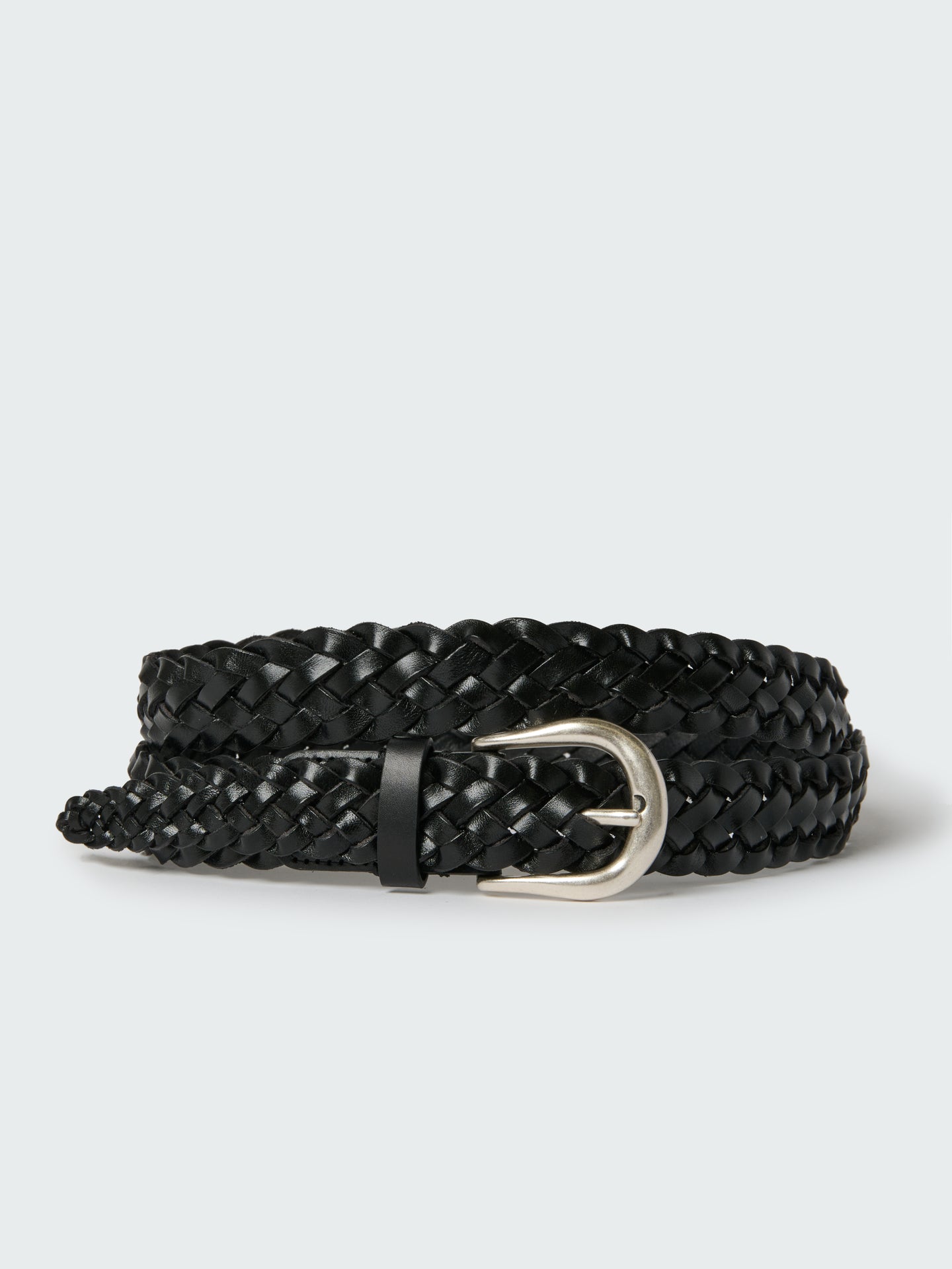 SN X AARON LEVINE PLAITED BELT IN BLACK