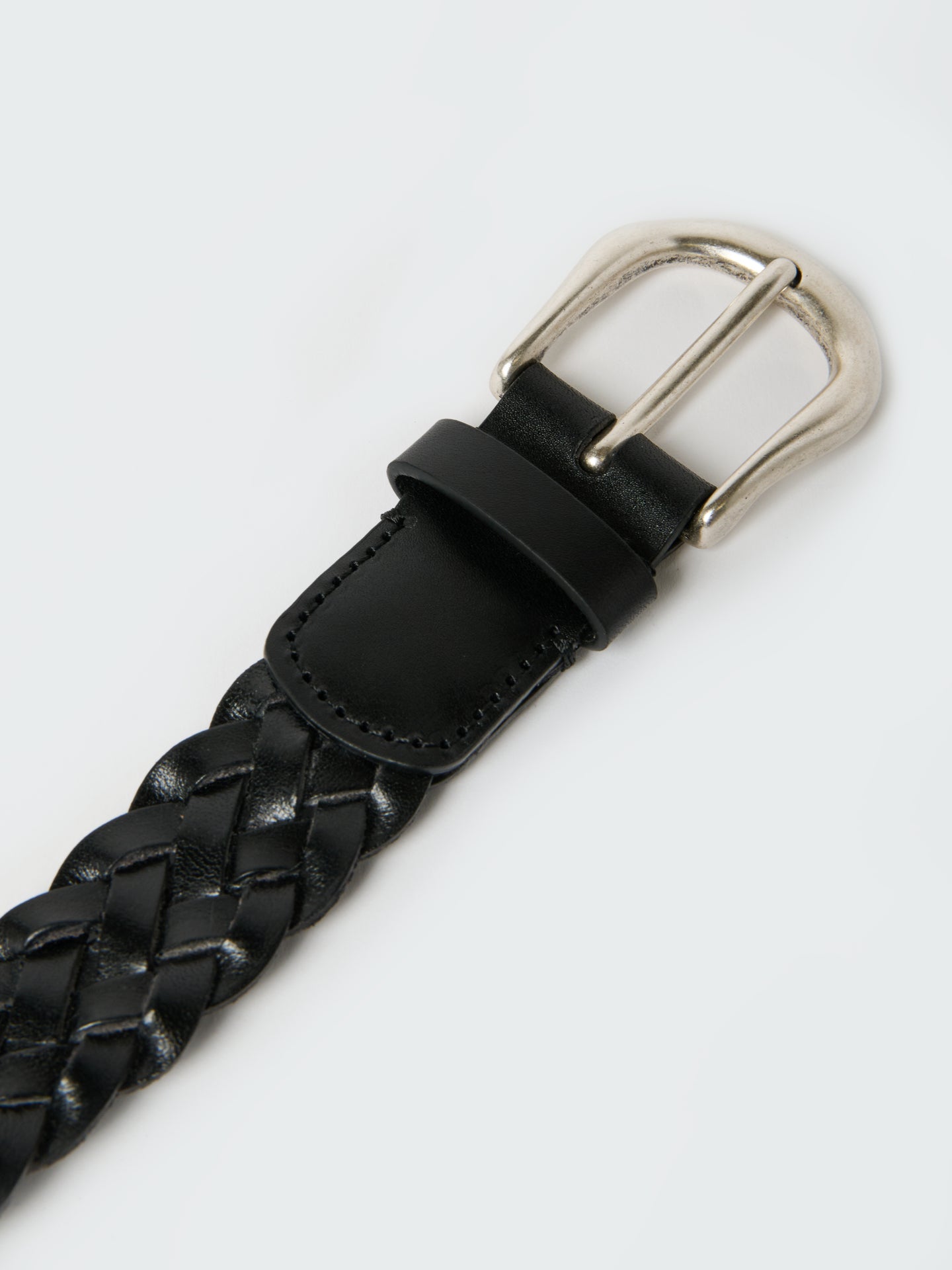 SN X AARON LEVINE PLAITED BELT IN BLACK