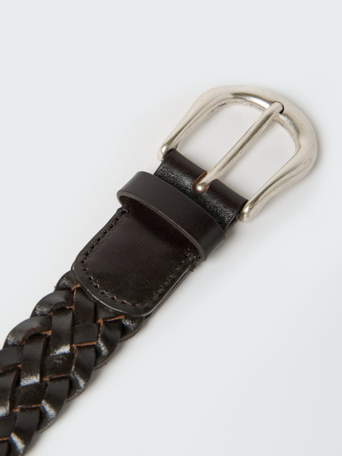 SN X AARON LEVINE PLAITED BELT IN COCOA