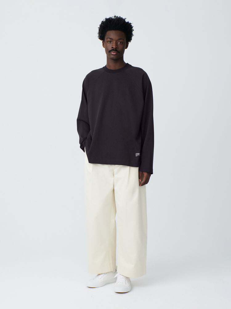 PLATT T-SHIRT IN BLACK GRAPE