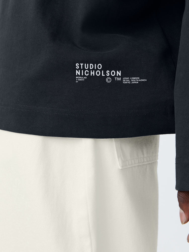 PLATT T-SHIRT IN DARKEST NAVY