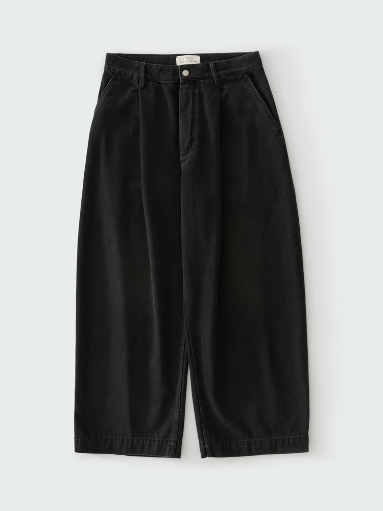 PUCH WIDE LEG DENIM PANT IN WASHED BLACK