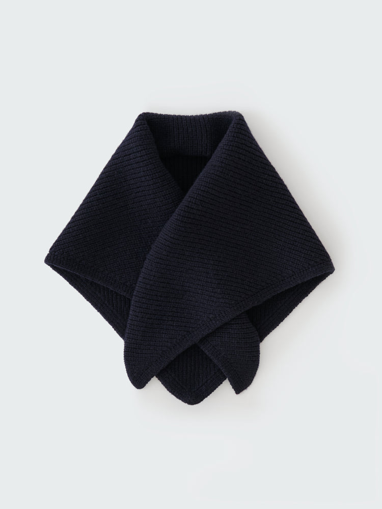 PYTHAGORAS SCARF IN DARKEST NAVY