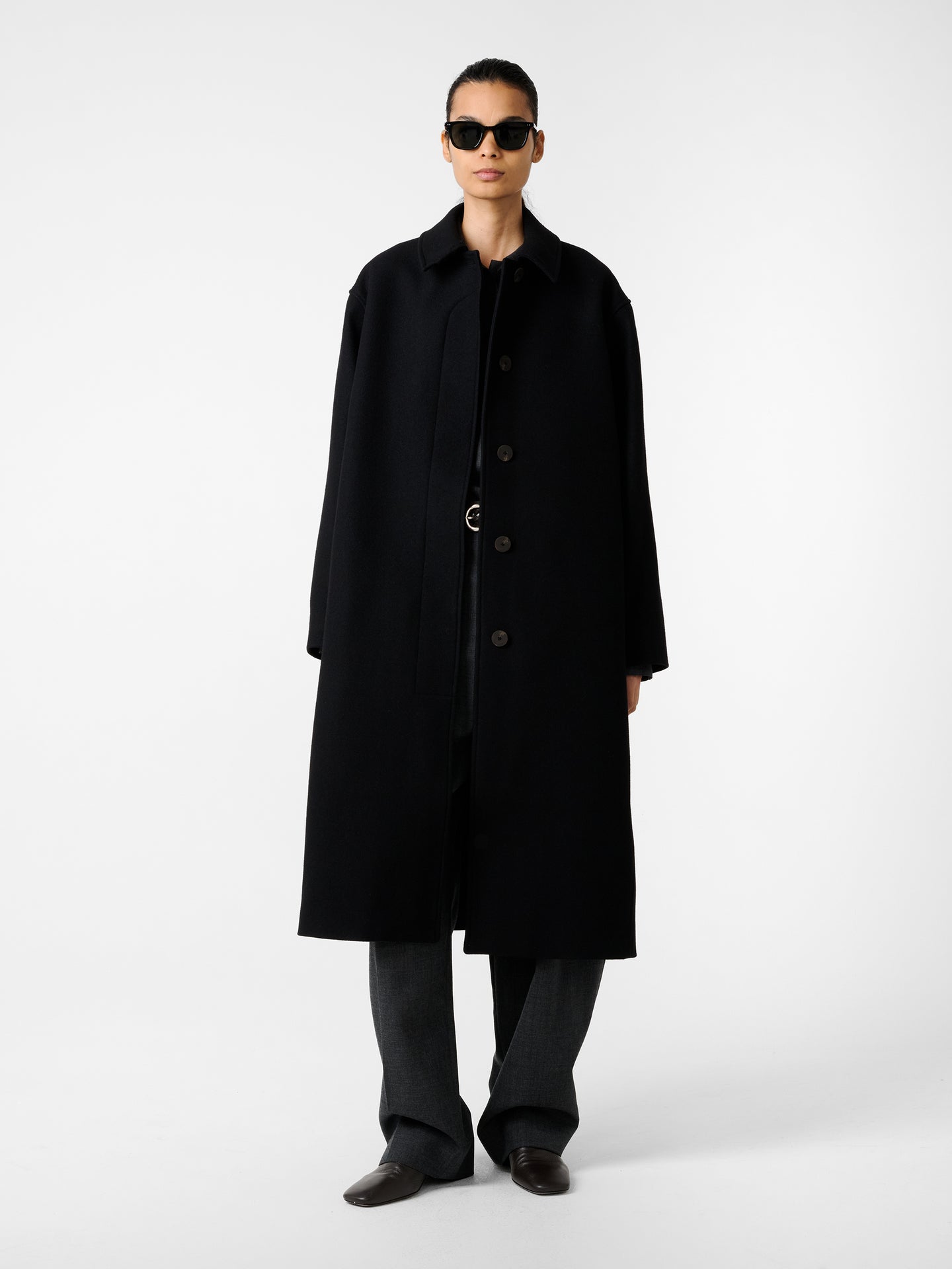 RIA COAT IN BLACK