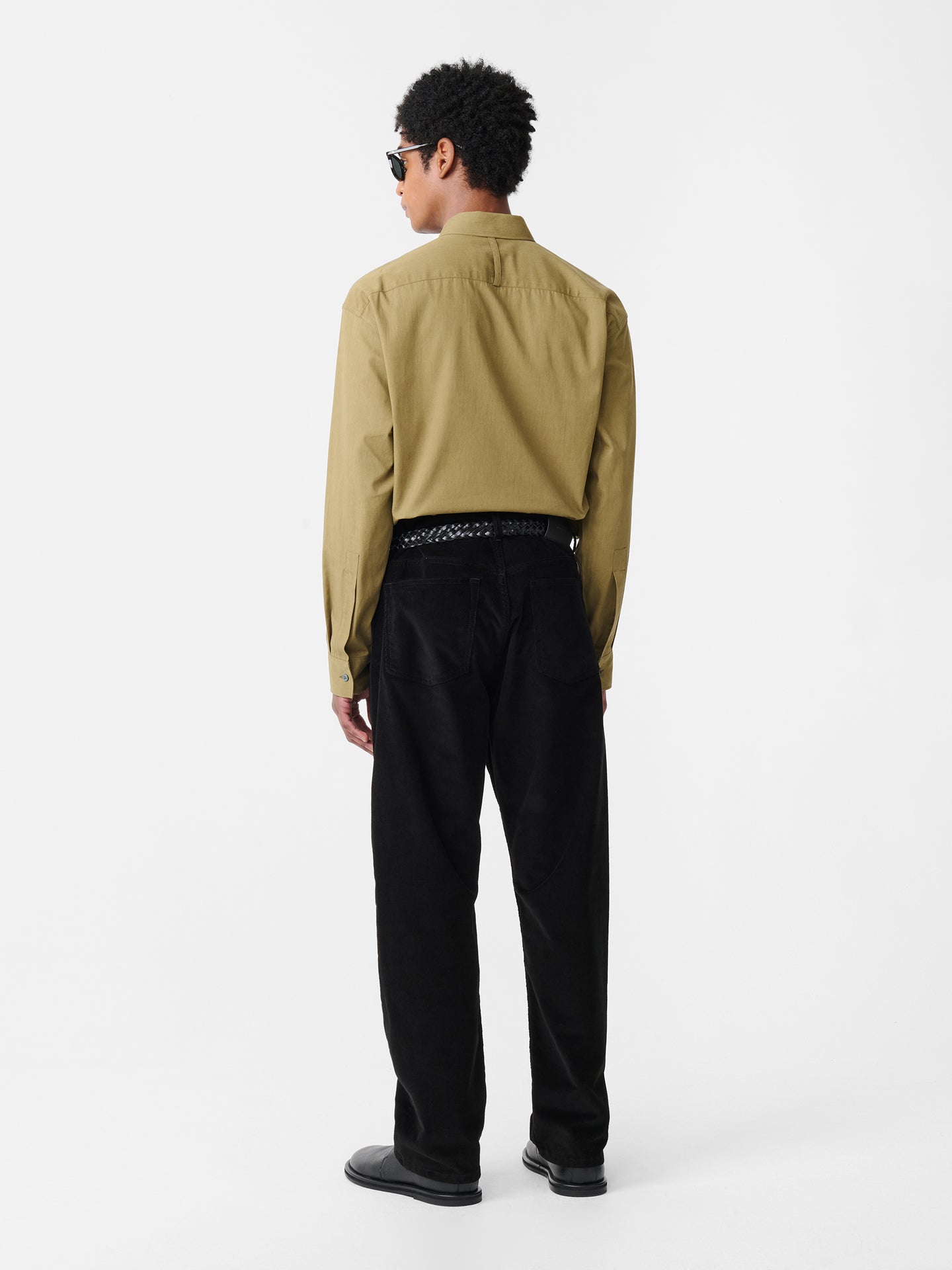 RISO CORDUROY PANT IN BLACK