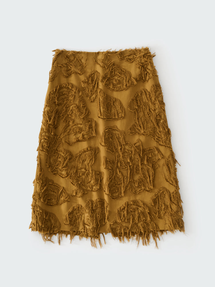 ROEPER SKIRT IN MUSTARD