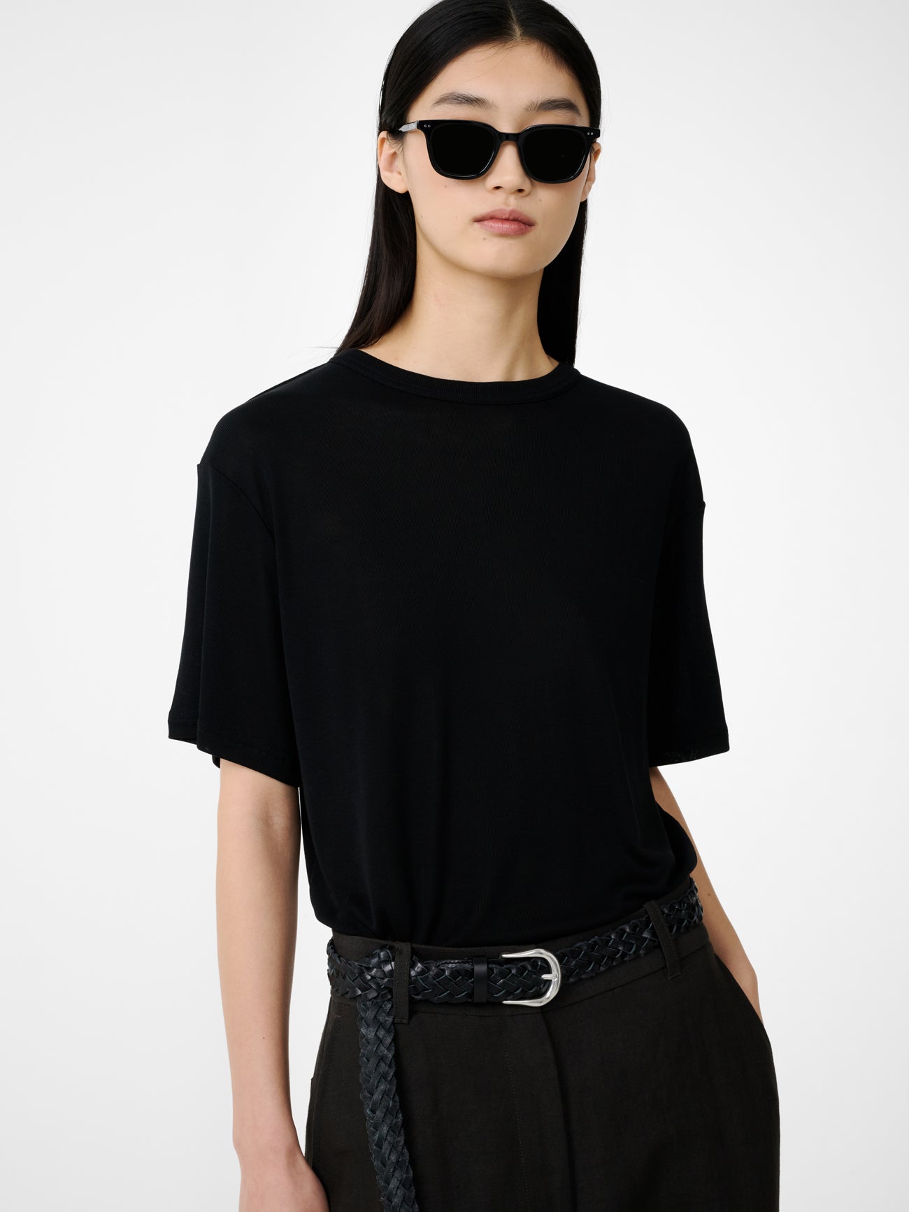 ROND TOP IN BLACK