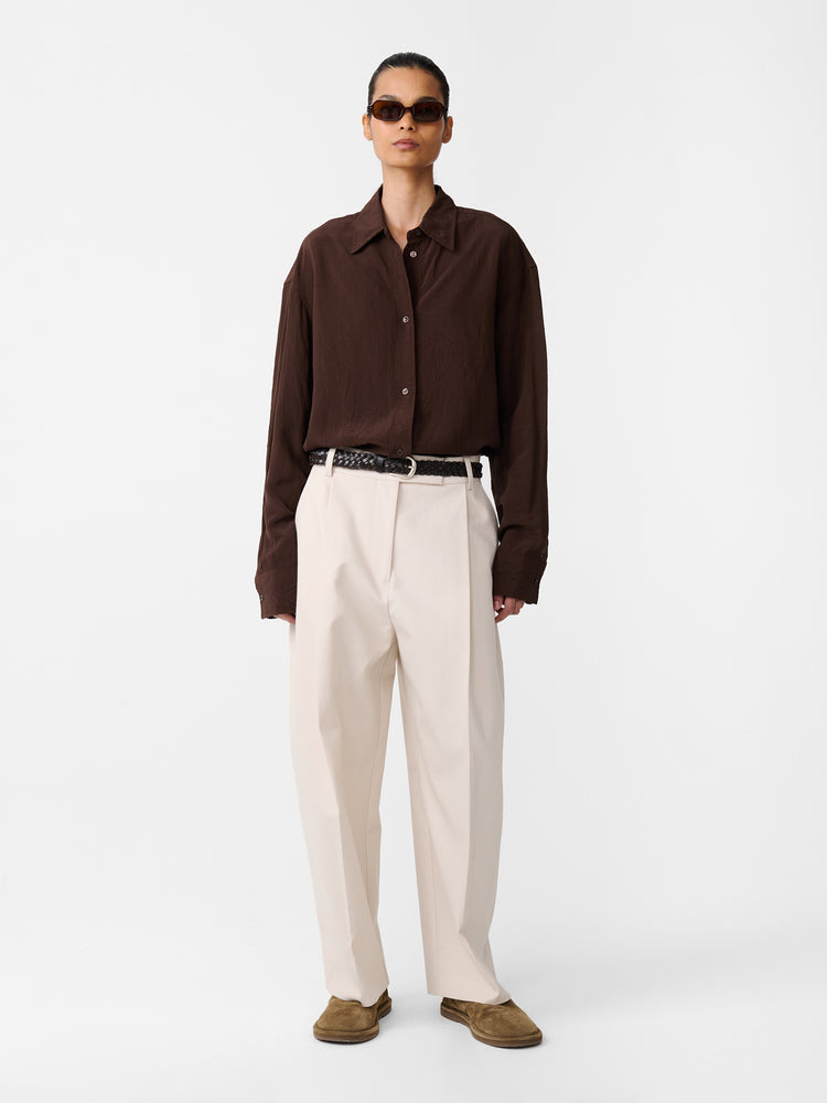 ROUEN SHIRT IN ALMOND