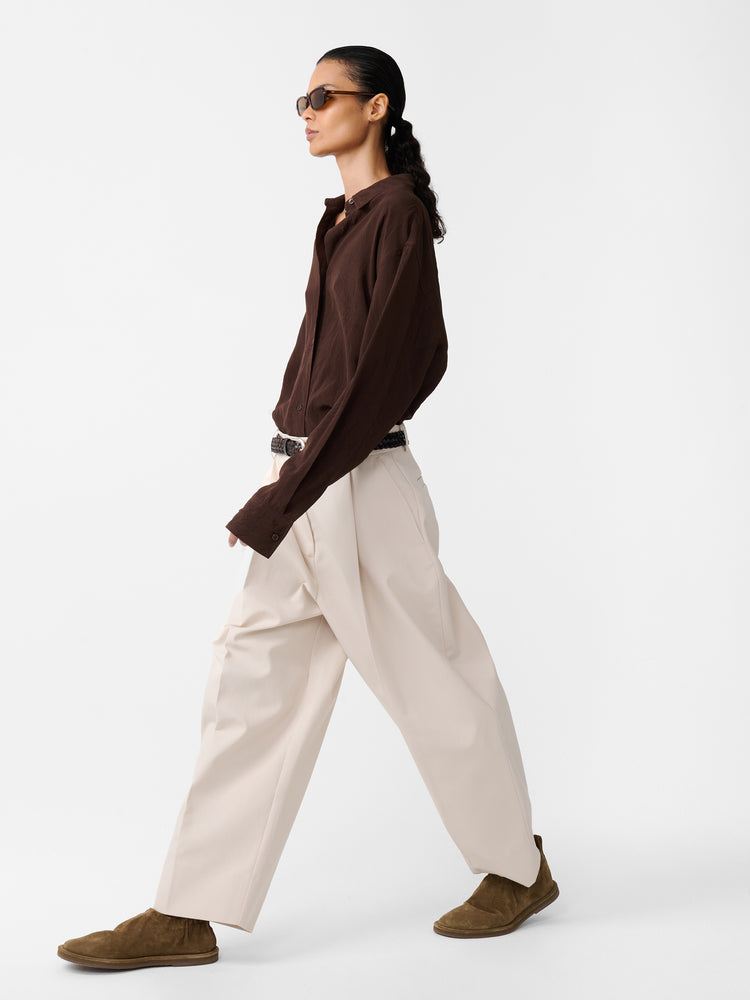 ROUEN SHIRT IN ALMOND