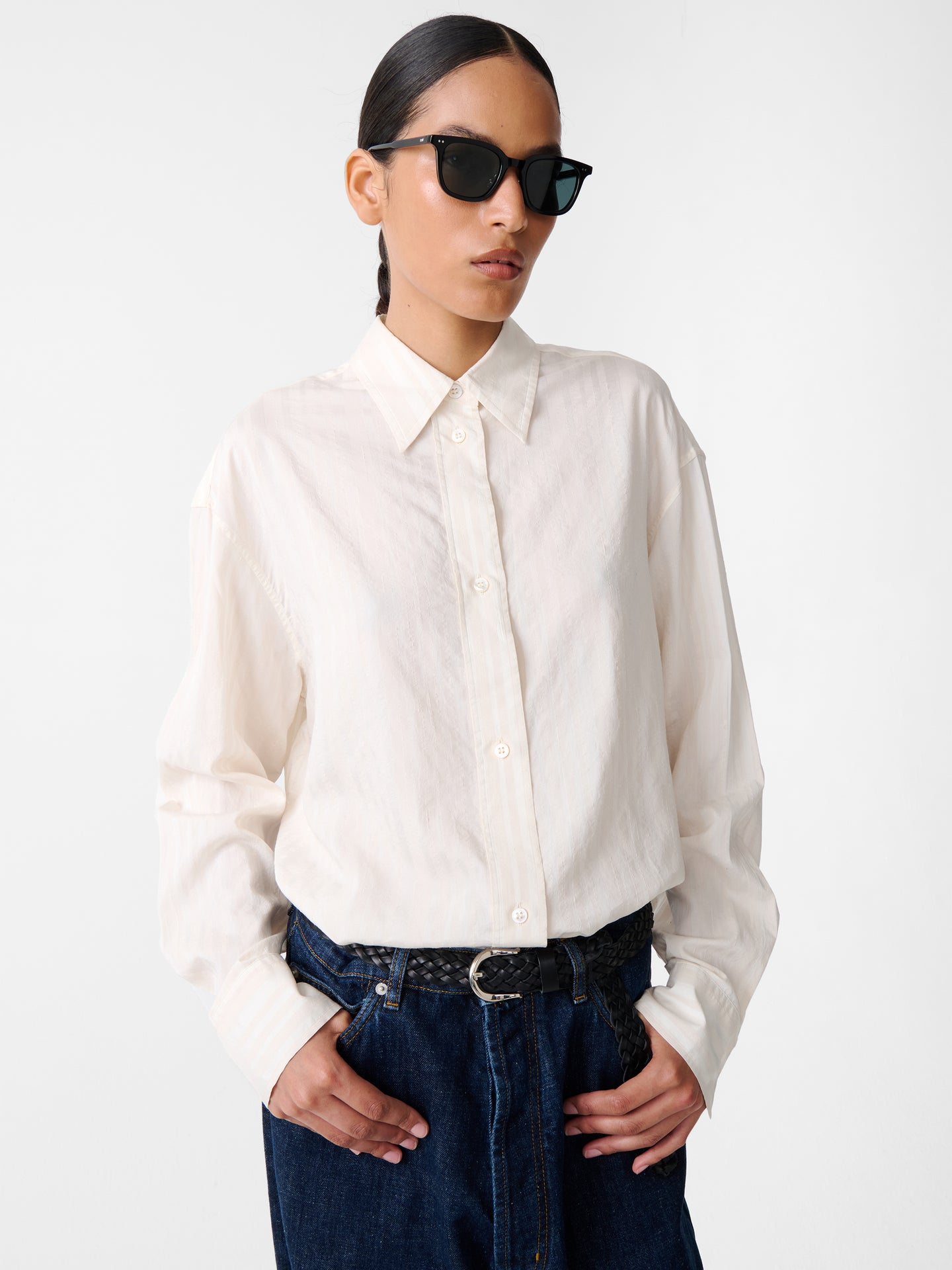 ROUEN SHIRT IN CHALK
