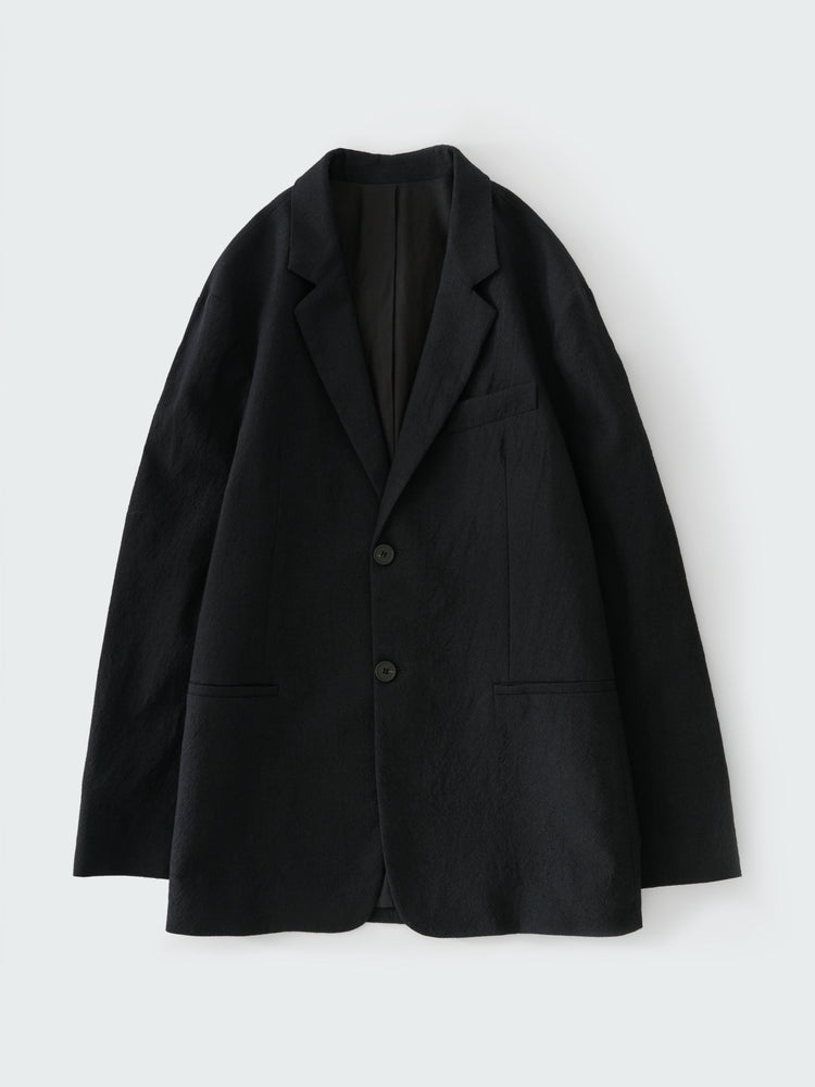 ROVERSI WOOL JACKET IN BLACK