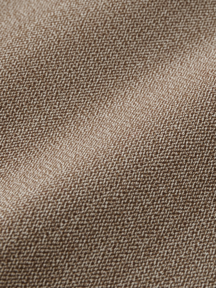 ROVERSI WOOL JACKET IN BARK MELANGE