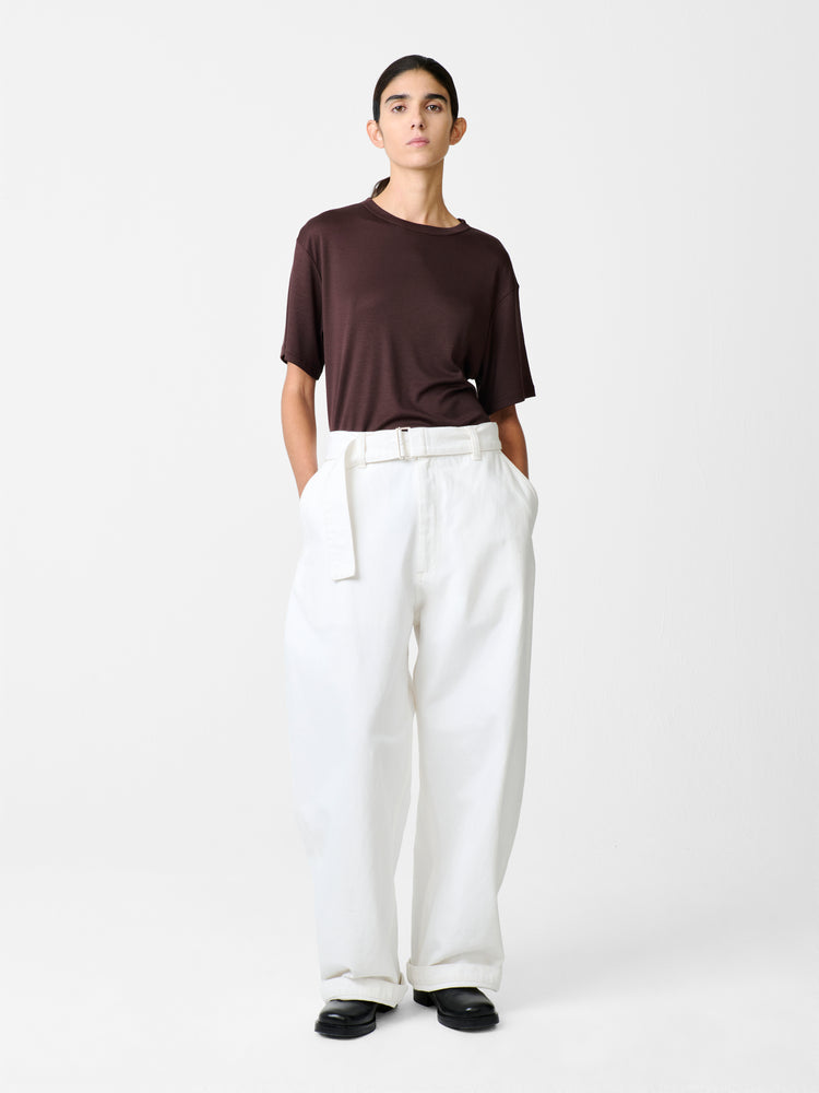 ROND T-SHIRT IN CHOCOLATE BROWN