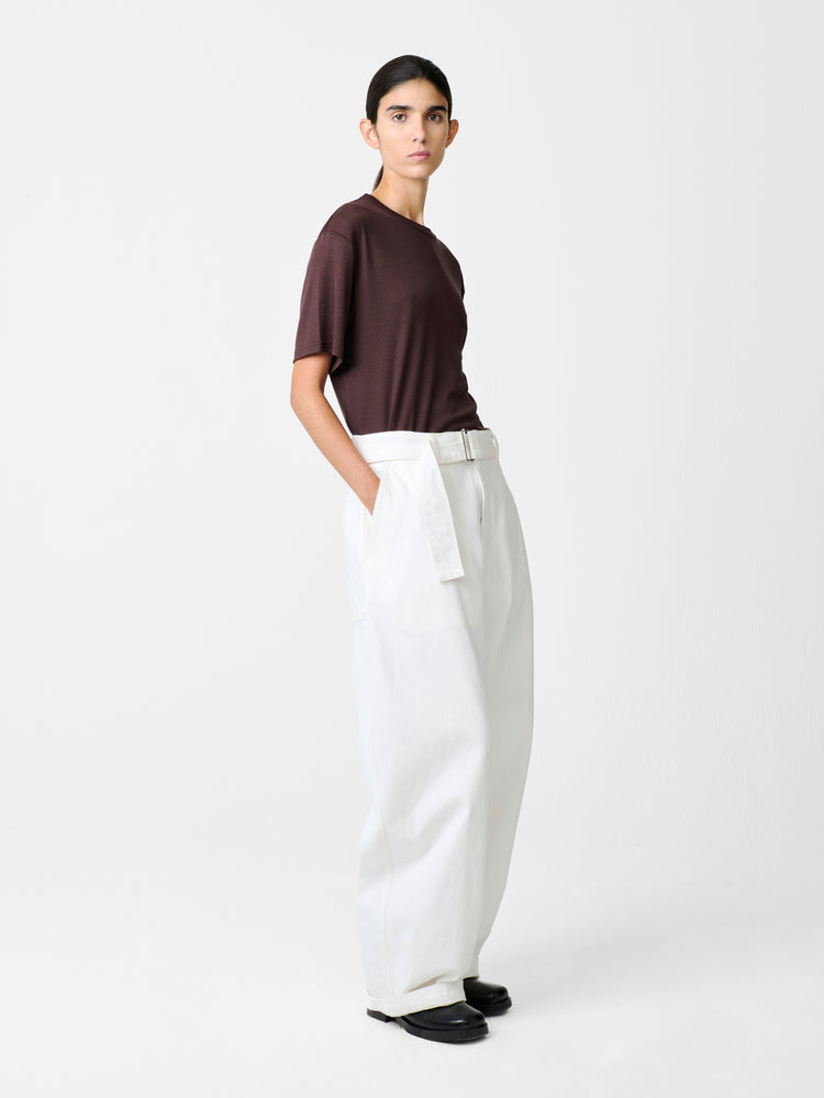 ROND T-SHIRT IN CHOCOLATE BROWN
