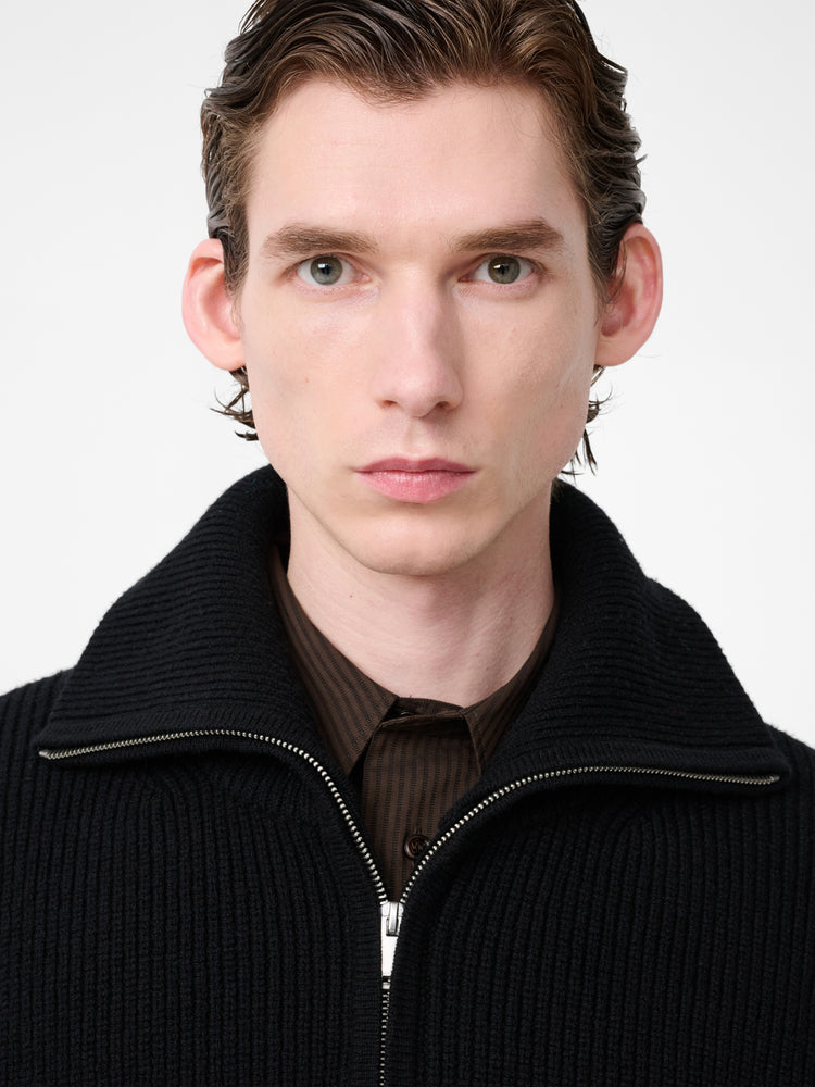 SANDOS KNIT IN BLACK