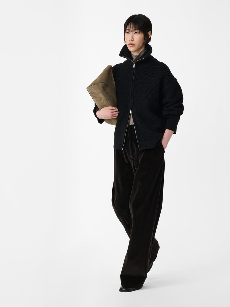 SANDOS KNIT IN BLACK