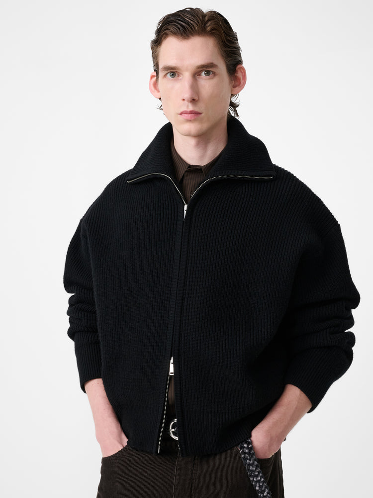 SANDOS KNIT IN BLACK