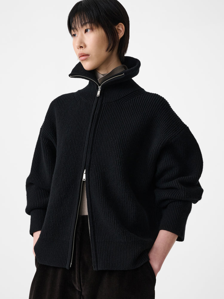 SANDOS KNIT IN BLACK