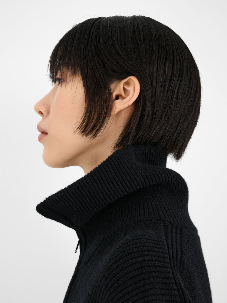 SANDOS KNIT IN BLACK