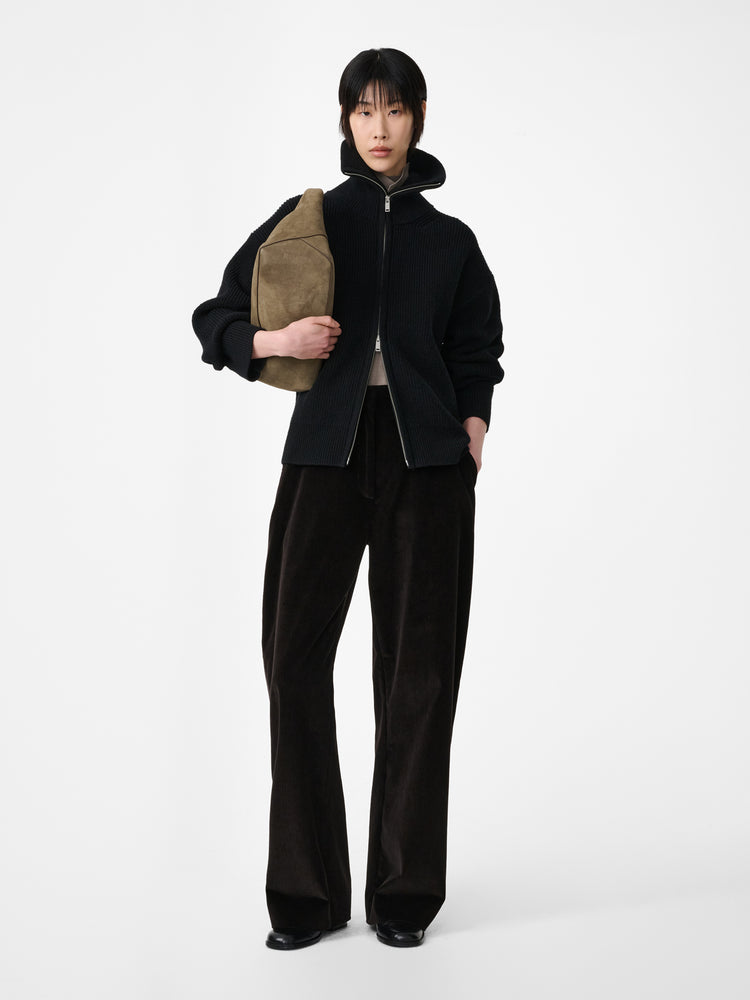 SANDOS KNIT IN BLACK