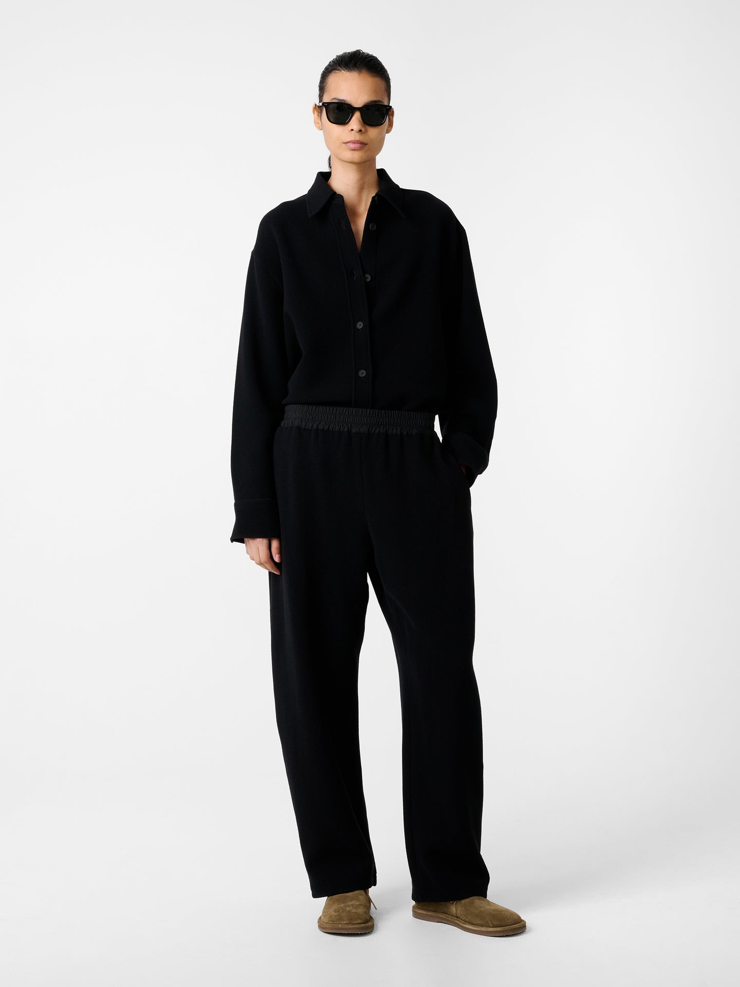 SANTIN SHIRT IN BLACK
