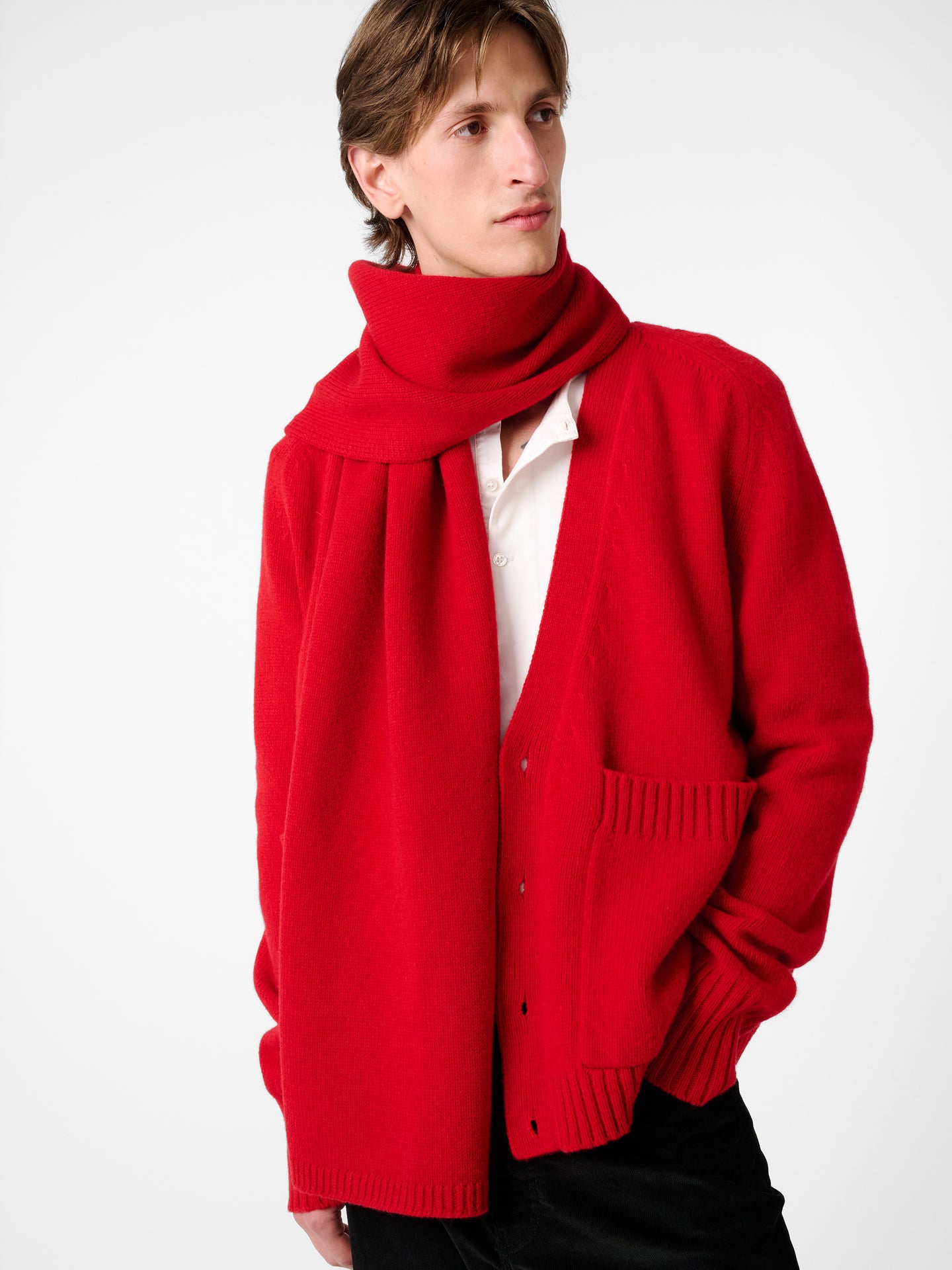 IZUL SCARF IN RED