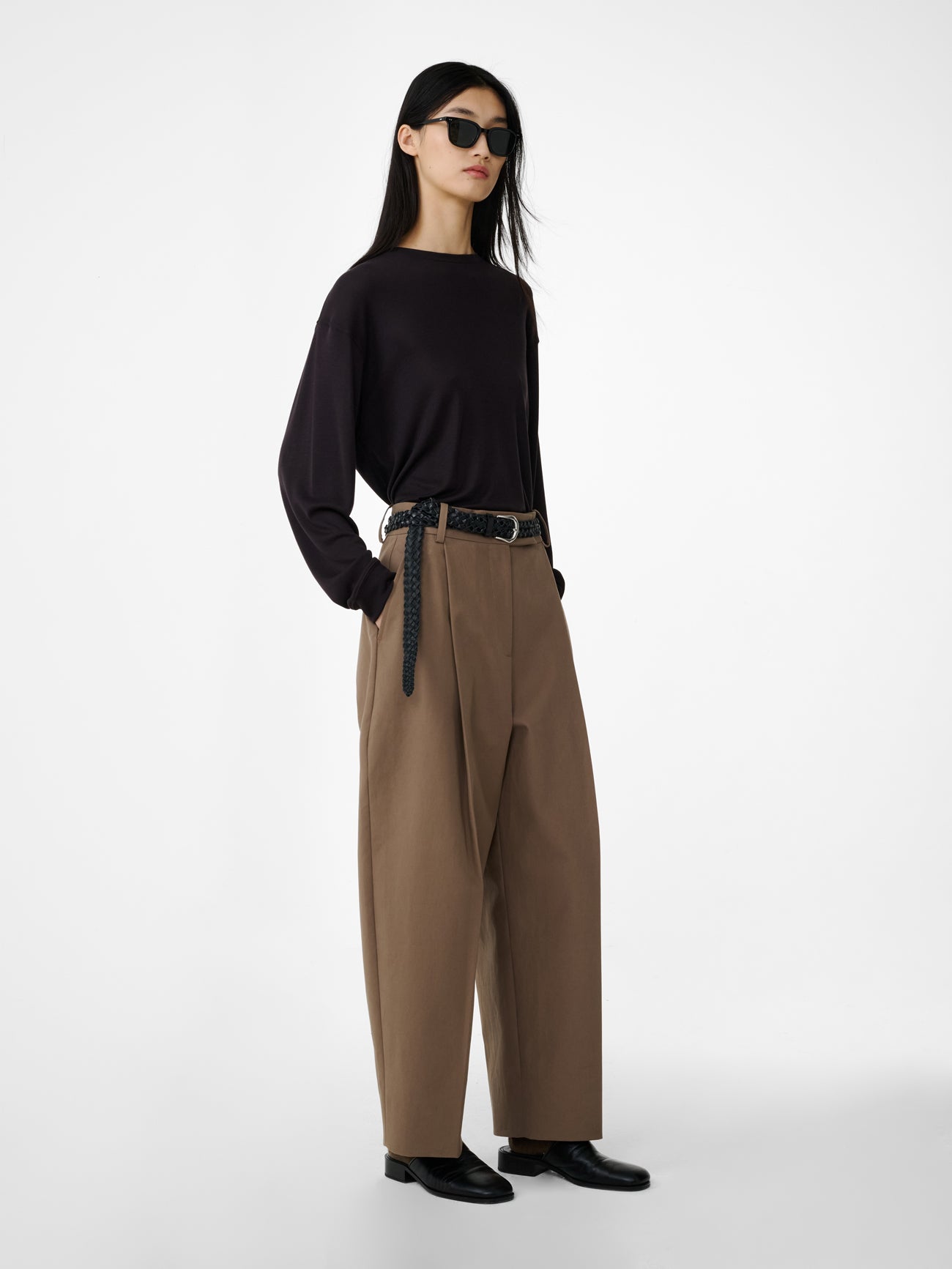 SIMMONS JERSEY IN BLACK GRAPE