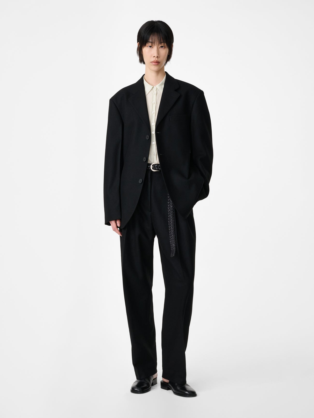 SONO WOOL JACKET IN BLACK
