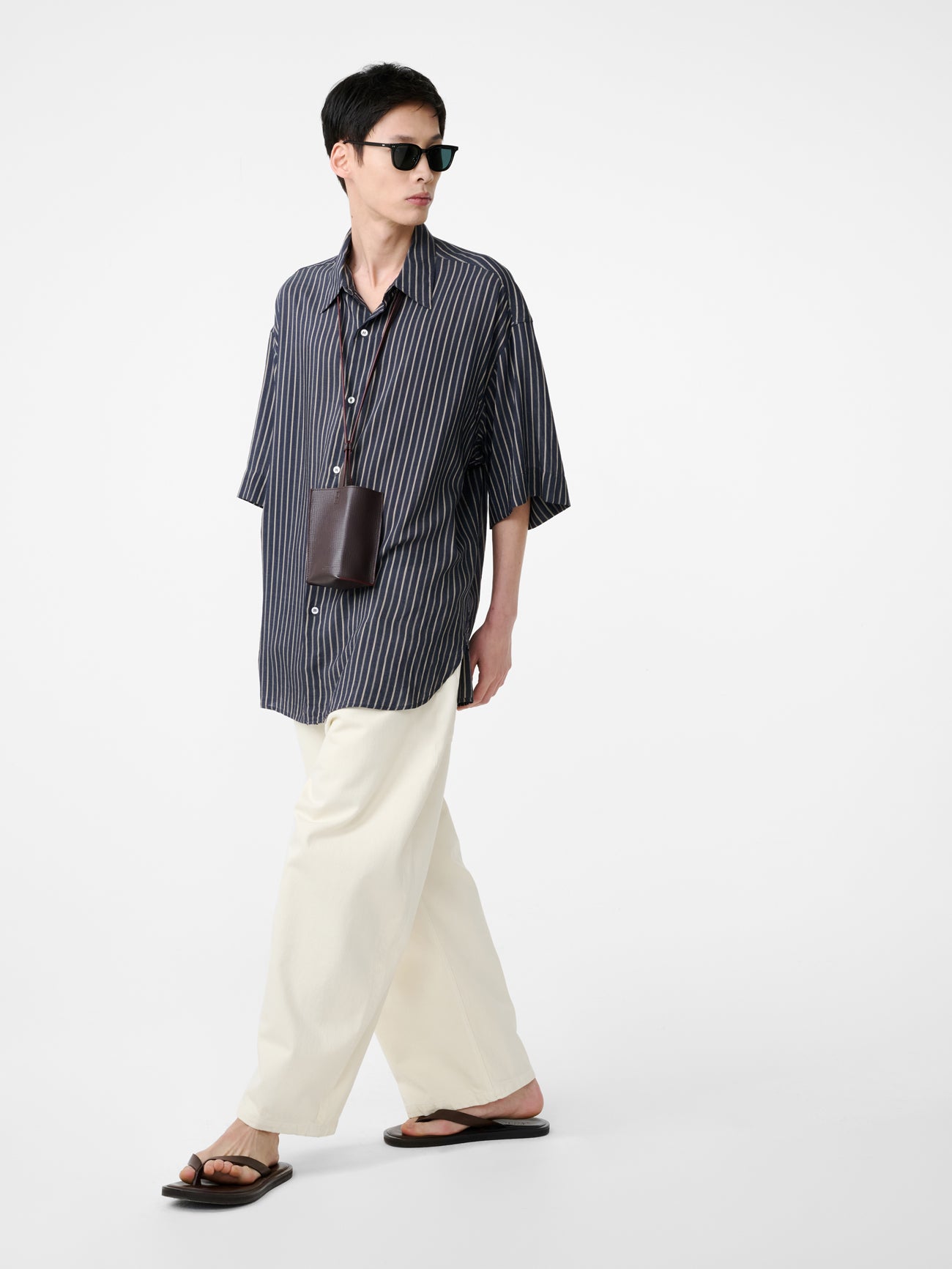 SORONO SHIRT IN INDIGO STRIPE