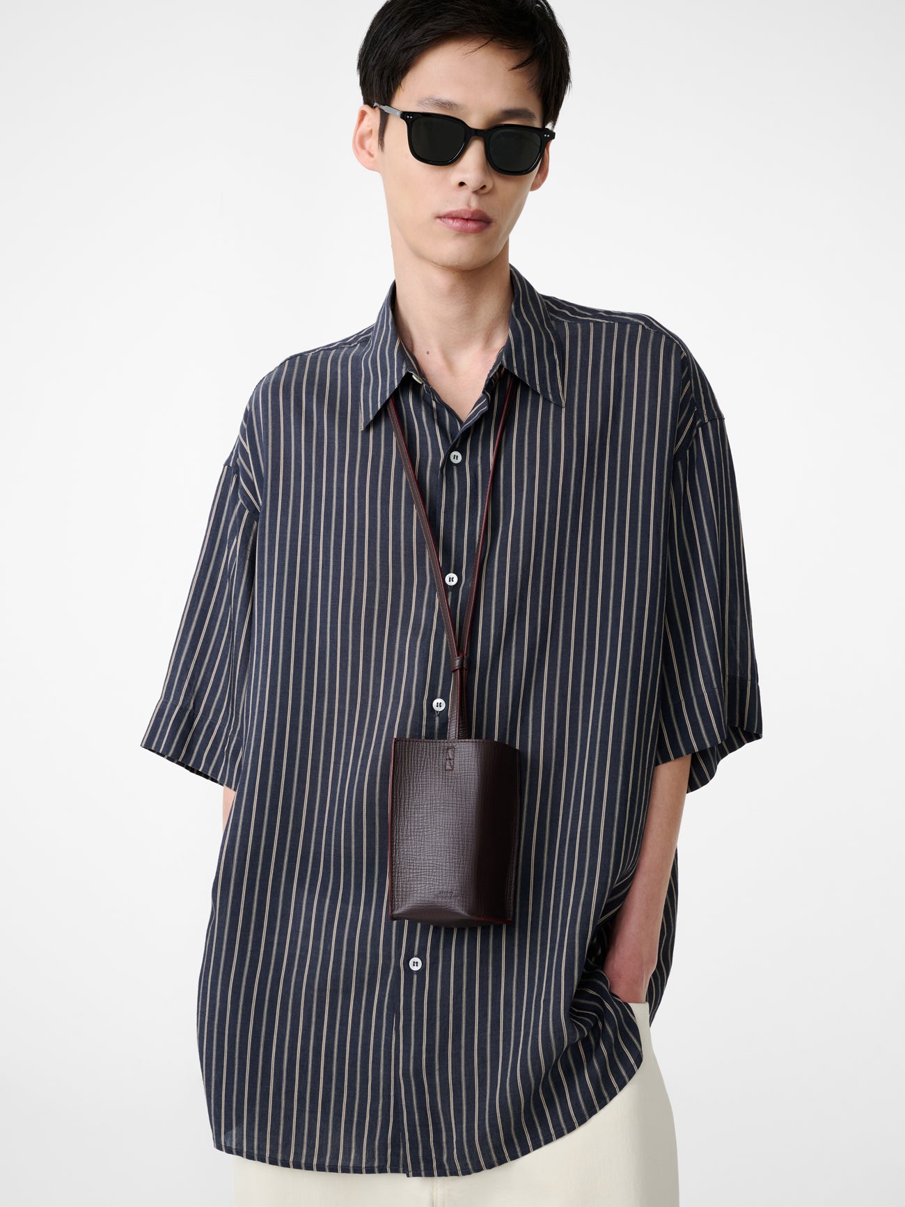 SORONO SHIRT IN INDIGO STRIPE