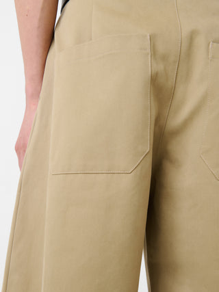 STUDIO NICHOLSON sorte ボリュームパンツ tan STUDIO NICHOLSON - 【残りわずか】Deep Pleat Volume Pant