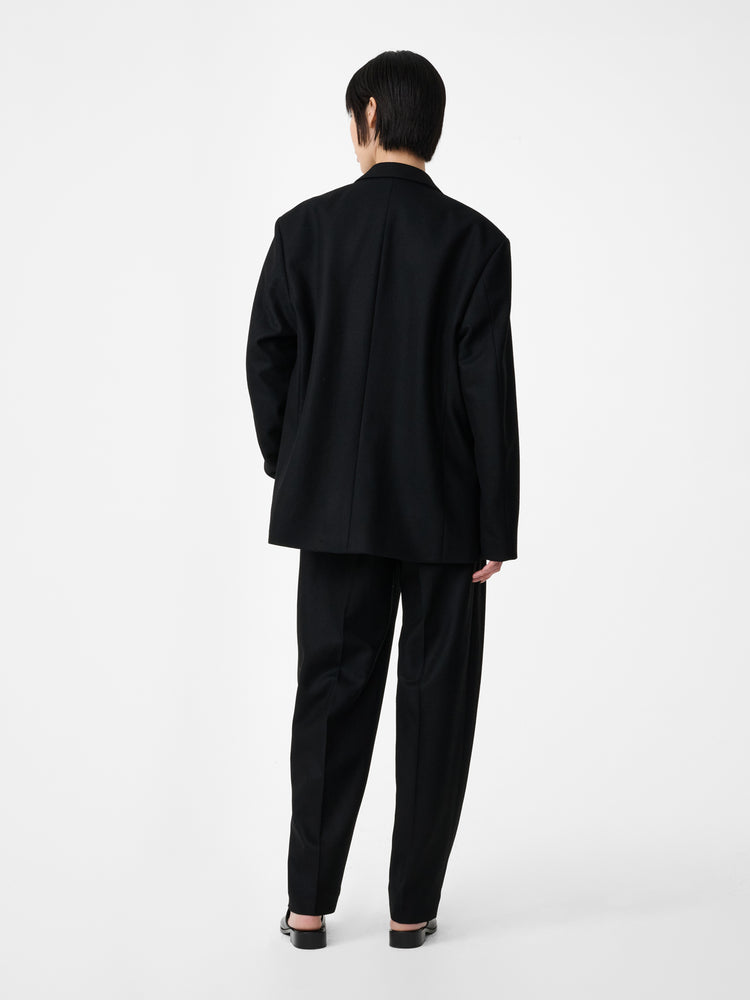 SPERRO WOOL TAILORED PANT IN BLACK