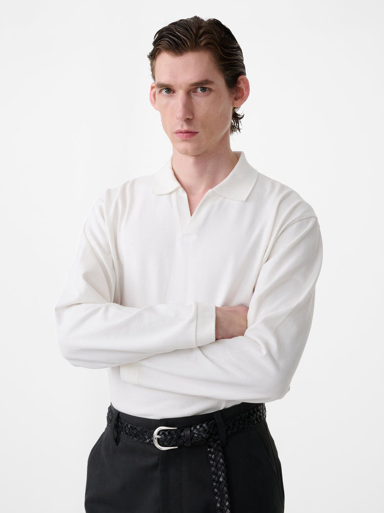 SUDDS LONG SLEEVE JERSEY IN PARCHMENT