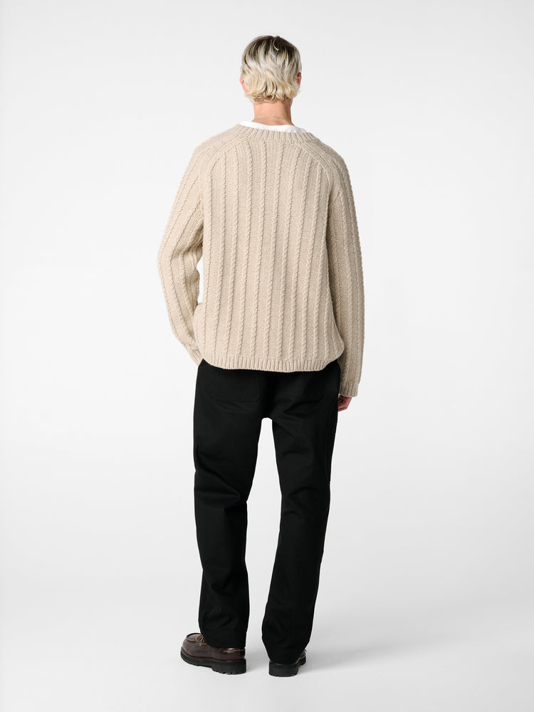 SN X AARON LEVINE SUSSEX KNIT IN OATMEAL