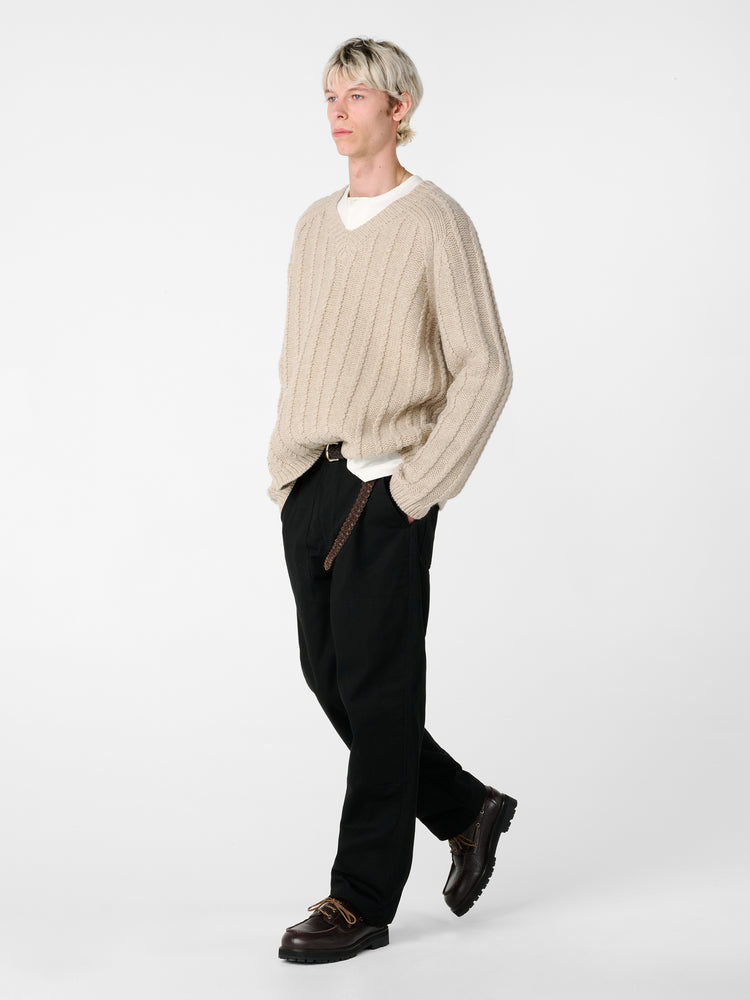 SN X AARON LEVINE SUSSEX KNIT IN OATMEAL