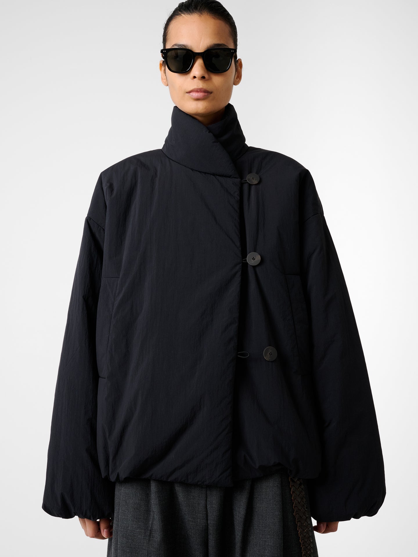 VANER PADDED JACKET IN DARKEST NAVY
