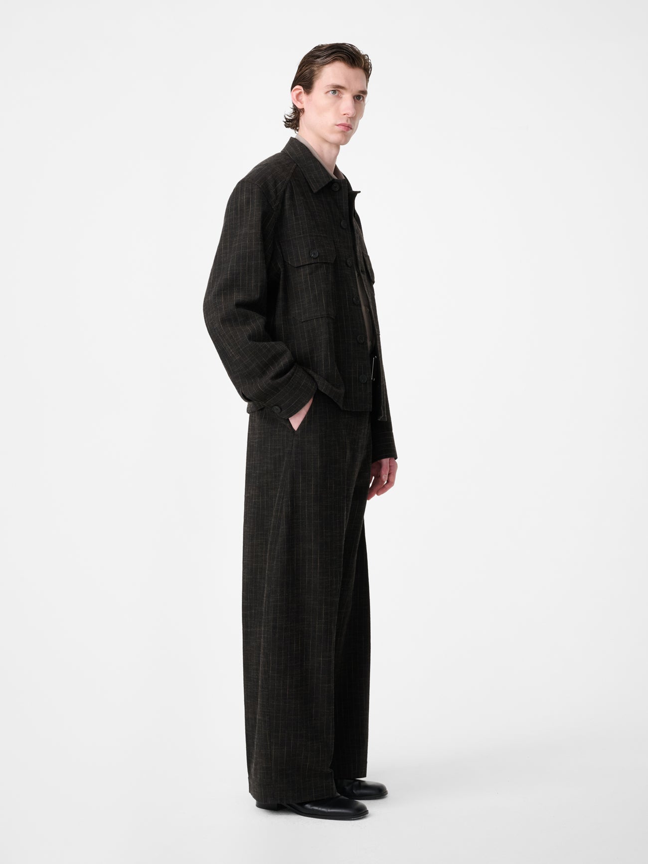 VITAL BELTED PANT IN PEAT