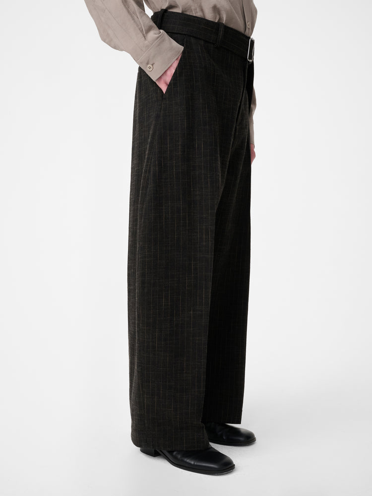 VITAL BELTED PANT IN PEAT