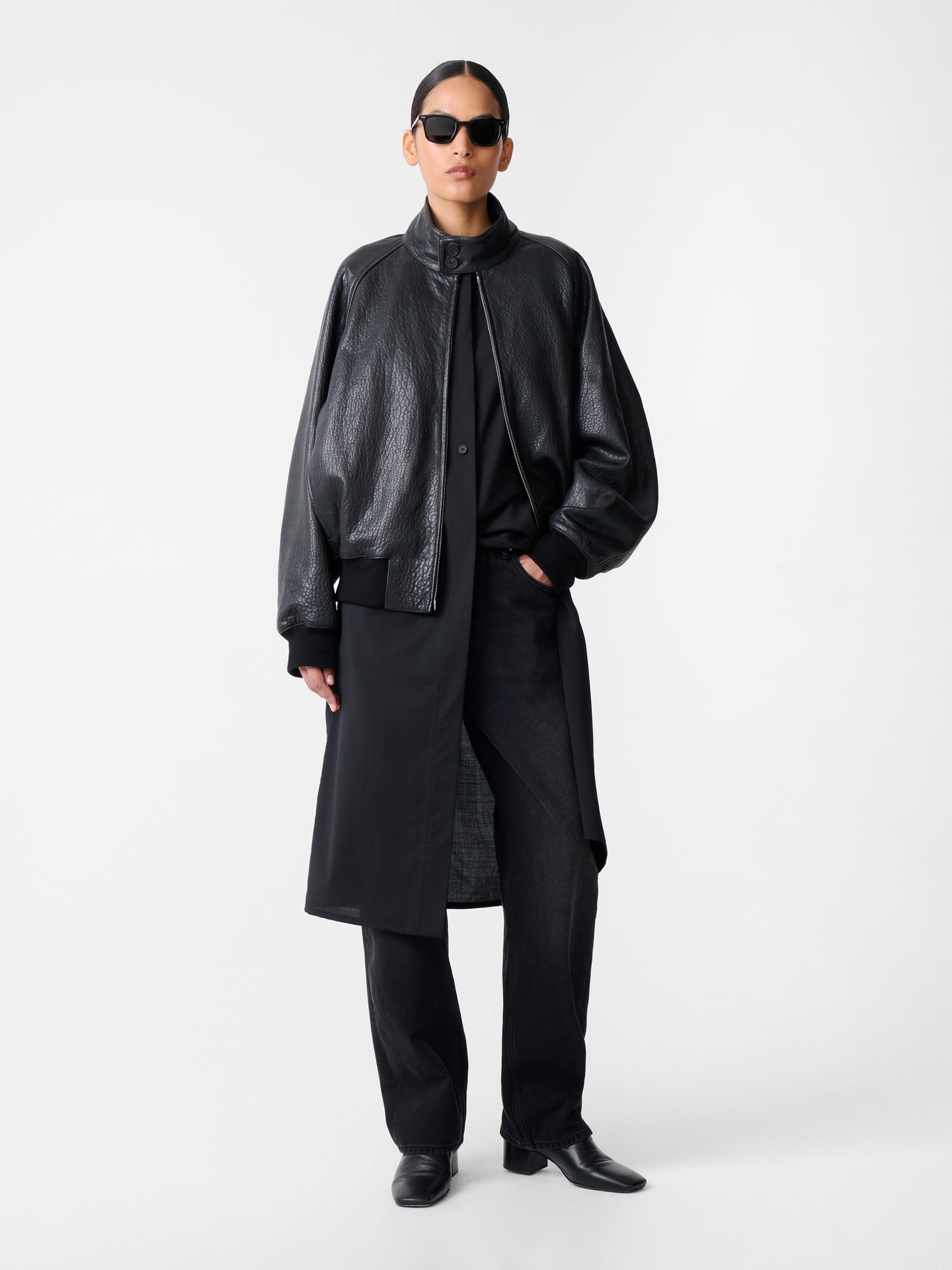 WHEELER DRESS IN BLACK