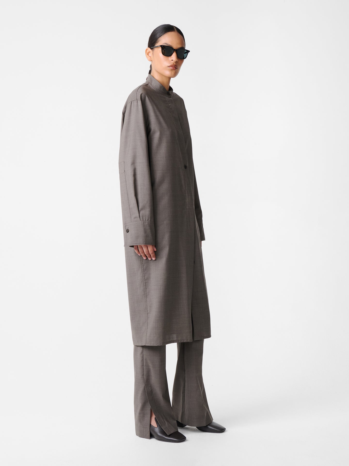 WHEELER DRESS IN MELANGE