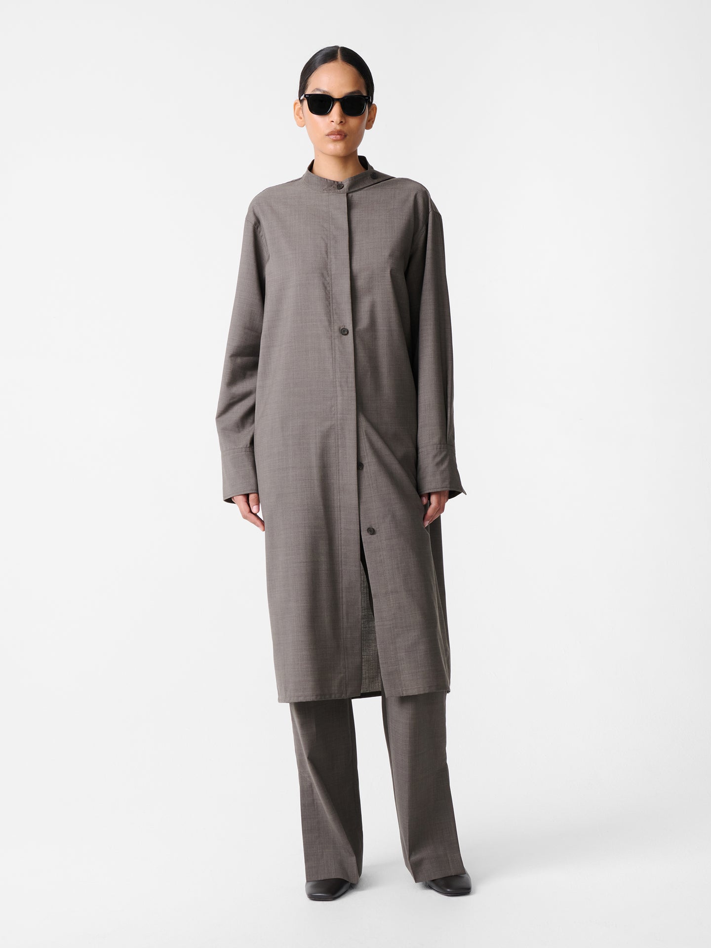 WHEELER DRESS IN MELANGE