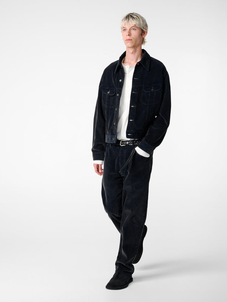 SN X AARON LEVINE WOODSTOCK CORDUROY PANT IN FADED BLUE