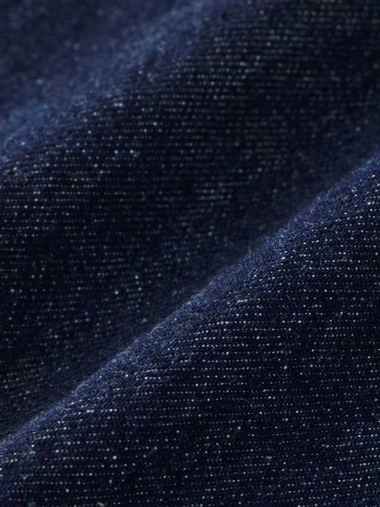 SN X AARON LEVINE YORK DENIM POPOVER SHIRT IN INDIGO WASH